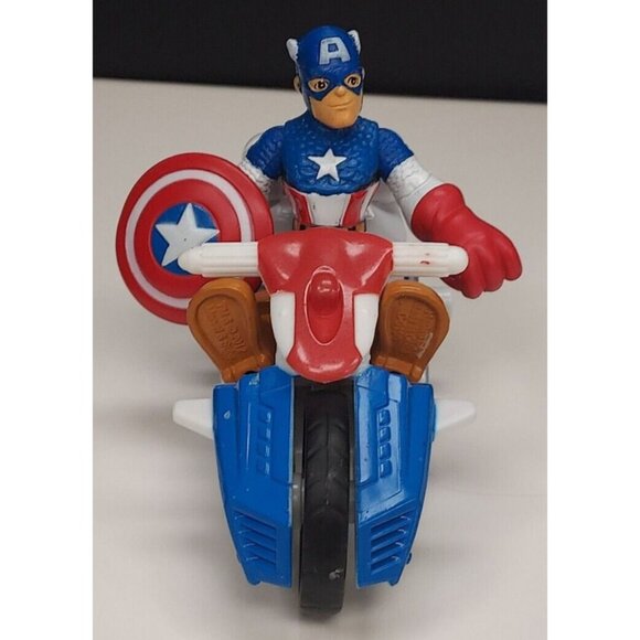 Playskool Marvel Heroes Adventures Set of 3- Captain America, Spiderman & Hulk - Picture 11 of 12